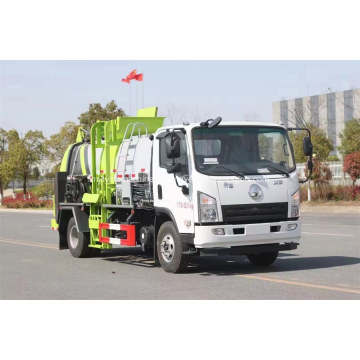 SHACMAN 5 Cubic Kitchen Waste Garbage Truck